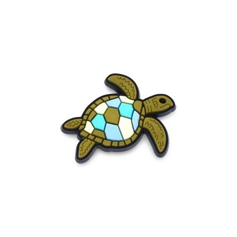 Charm Crocs®️ blue turtle