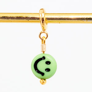 Baby Green Smiley Charm