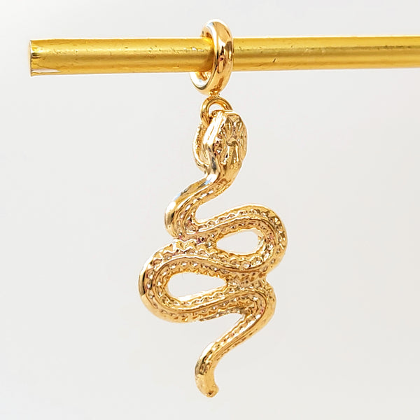 Gold Snake Charm