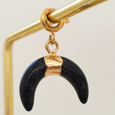 Charm Black&Glitter Horn