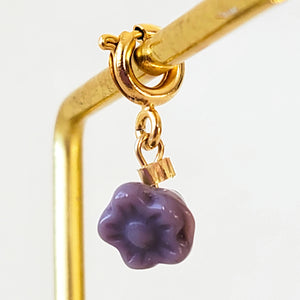 Purple Flower Charm