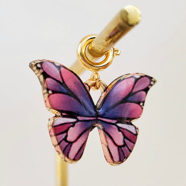 Charm Purple Butterfly