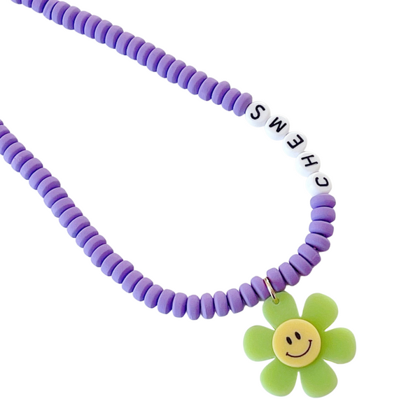 Lilac Flower Power Phone Cord