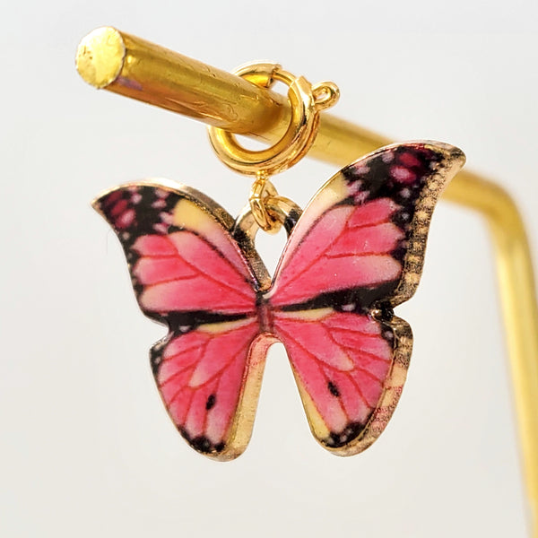 Charm Pink Butterfly
