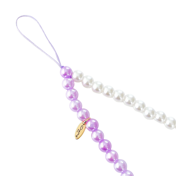Baby Double Pearl Lilac&White